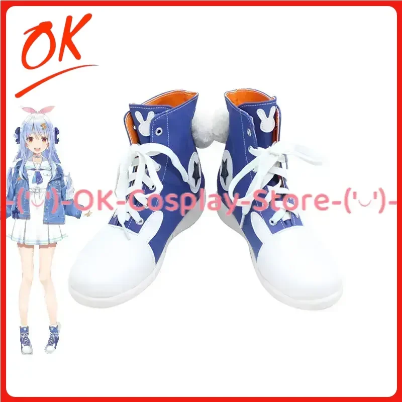 

[Индивидуальный] Vtuber Usada Pekora Обувь для косплея Аниме Игра Костюм для ролевых игр Опора Хэллоуин Карнавальная вечеринка Сапоги из искусственной кожи