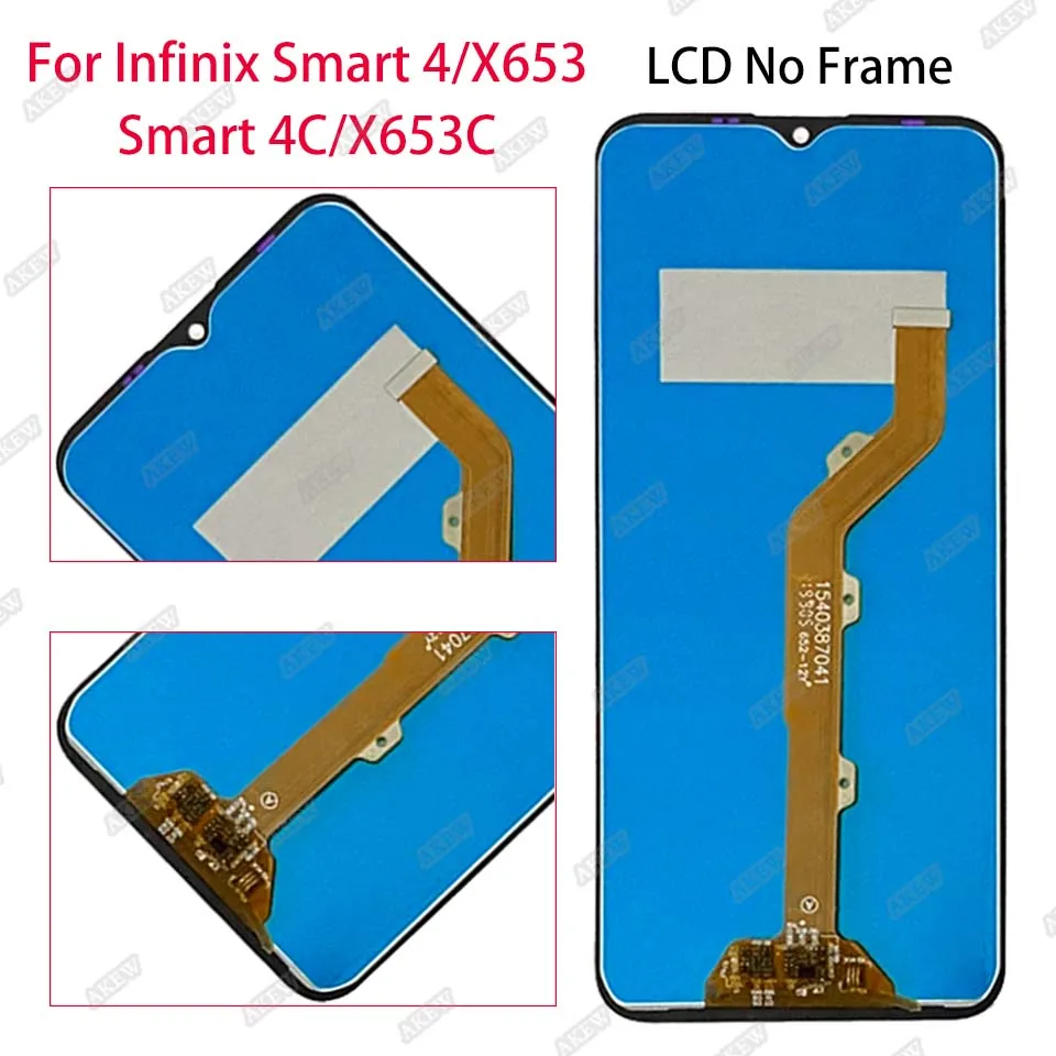 Smart Screen ディスプレイ本体 100% Tested For Infinix Smart 4 LCD X653 Display Smart 4CTouch