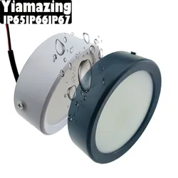 IP67 Zewnętrzna wodoodporna IP65 IP66 220V Kuchnia LED Downlight 9W 12W 15W 18W 24W Łazienka Toaleta Lampa sufitowa LED Światło punktowe