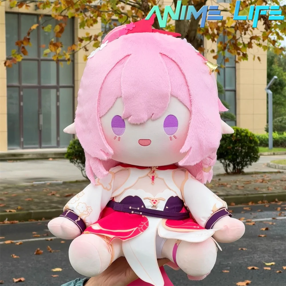 Plushie Honkai Impact 3rd Elysia 40cm Doll Toy Sitting Body Clothes Costume Dress Up Game Cosplay Kids Gift Cute Pre-order