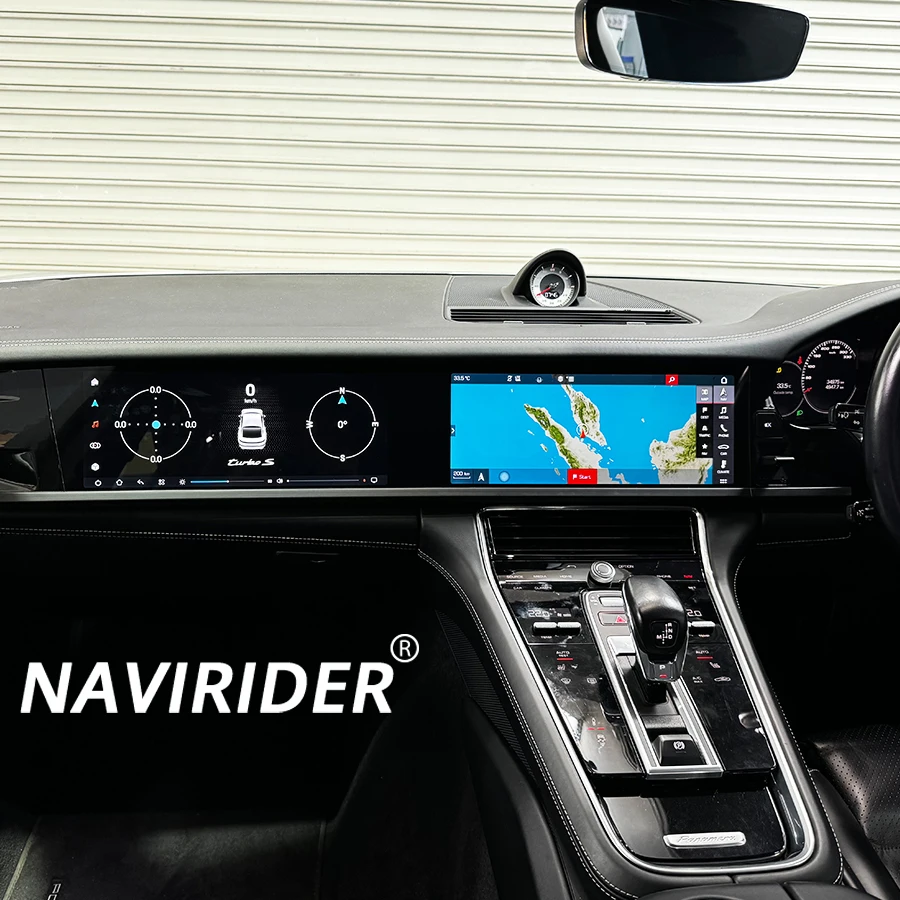 RHD 12.3+12.3Inch For Porsche Panamera 2017-2023 Interactive Upgraded Display Android 15 Auto Stereo Video GPS Carplay Car Radio
