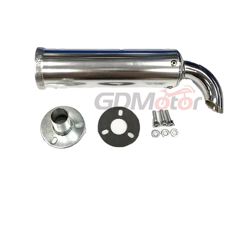 Free shipping 60x200mm universal metal 22mm motorcycle racing exhaust muffler silence 2 stroke