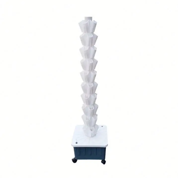 Family Garden Hydroponic Farming Container 8/10/12 Tiers for Balcony Planting Greenhouse for Home Use & Vegetable Growing