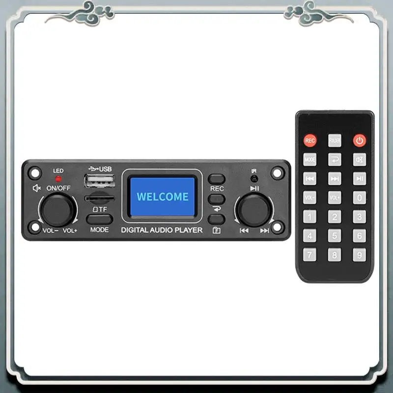 Premium Digital Audio Player Bluetooth MP3 Player Decoder Board 128X64 DOTS LCD USB SD BT FM Music Player Module TPM119B