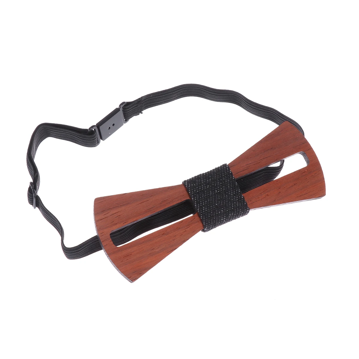 

Men's Bow Tie Self Wedding Ties for Neck Wooden Unique Necktie Receive Flowers Man