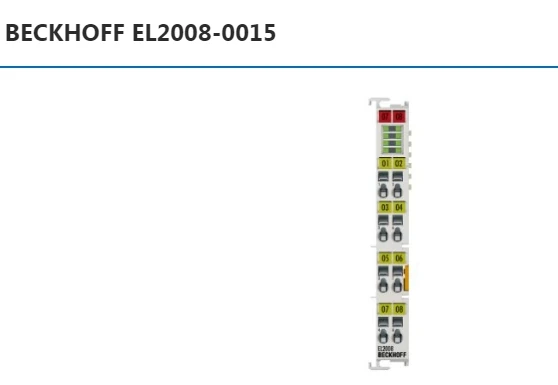 Brand New Original BECKHOFF EL2008-0015