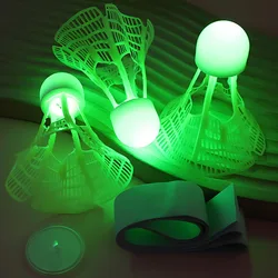 Glowing Balls Badminton Self Practice Rebounder with Highly Elastic Ropes Single Player Rebound Practice Swing Badminton Trainin