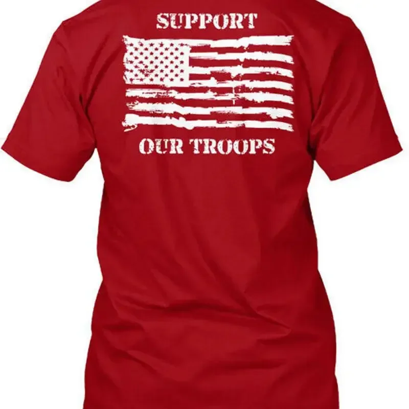 Red Friday Support Our Troops R E D Remember T Shirt Made in USA Size S to 5XL