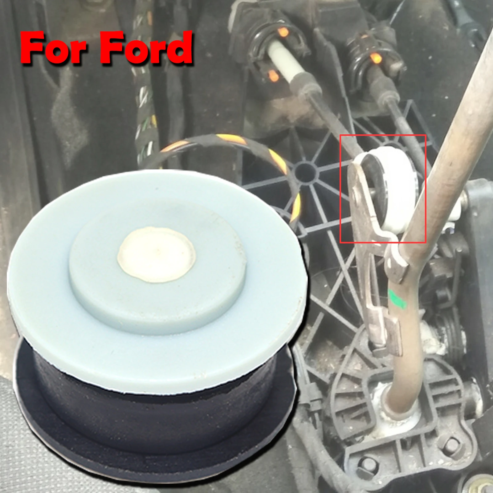 

For Ford Fiesta Fusion Focus C-MAX Gearshift Cable Gearbox Control Bushing Gear Shifter Lever Selector Linkage End Repair Kit