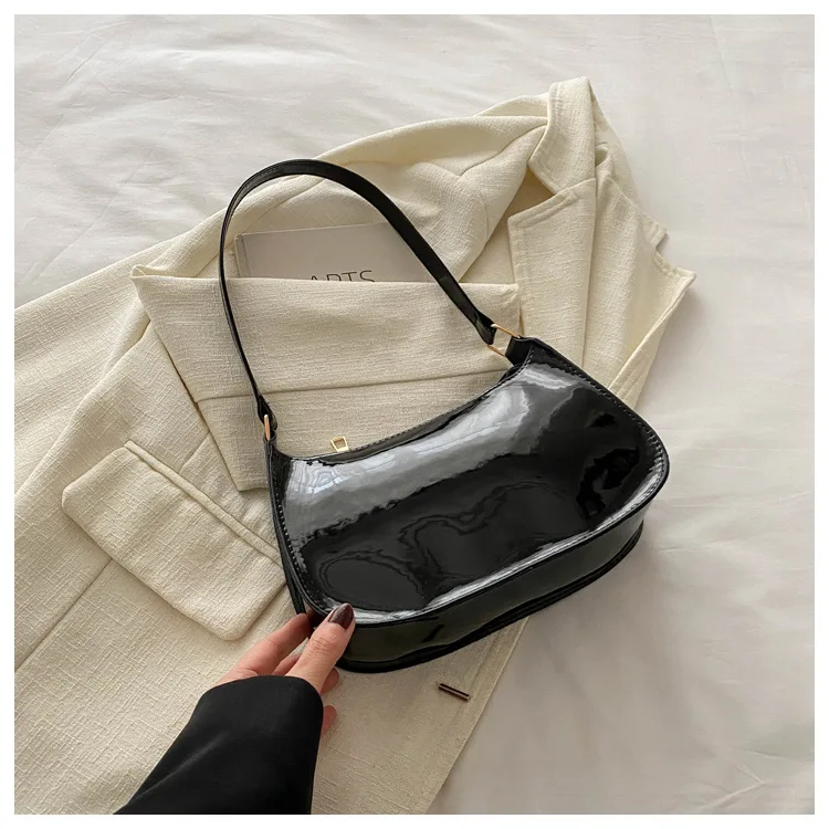 Neue, schlichte, lässige Damen-Unterarmtasche, ausländische Textur, kleine quadratische Handtasche, modische, vielseitige Umhängetasche für Pendler – Detail 7