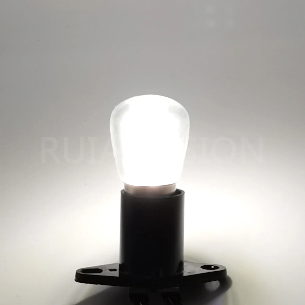 RUIANDSION T170 2835 33SMD مصباح فرن جديد 250 فولت درجة حرارة عالية لمبة الميكروويف أبيض/أبيض دافئ وقاعدة E14MM أسود