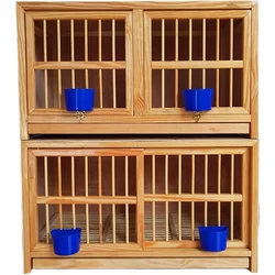 Pigeon Pairing Cage Breeding Cage Pigeon Nest Box Wooden Birds House Large Pigeon Cage