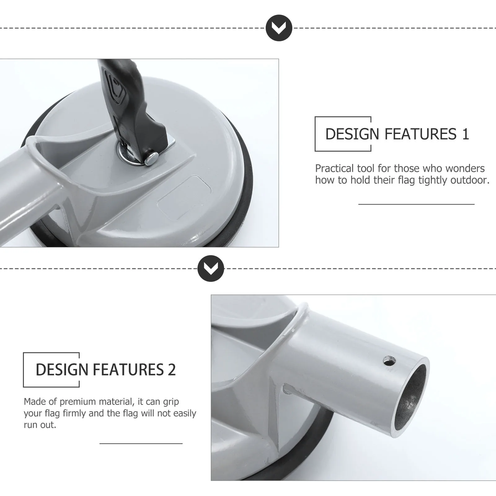 

Universal Flag Bracket Base Heavy Duty Flagpole Mount For Universal Flag Pole Holder Outdoor Garage Porch Display Holder