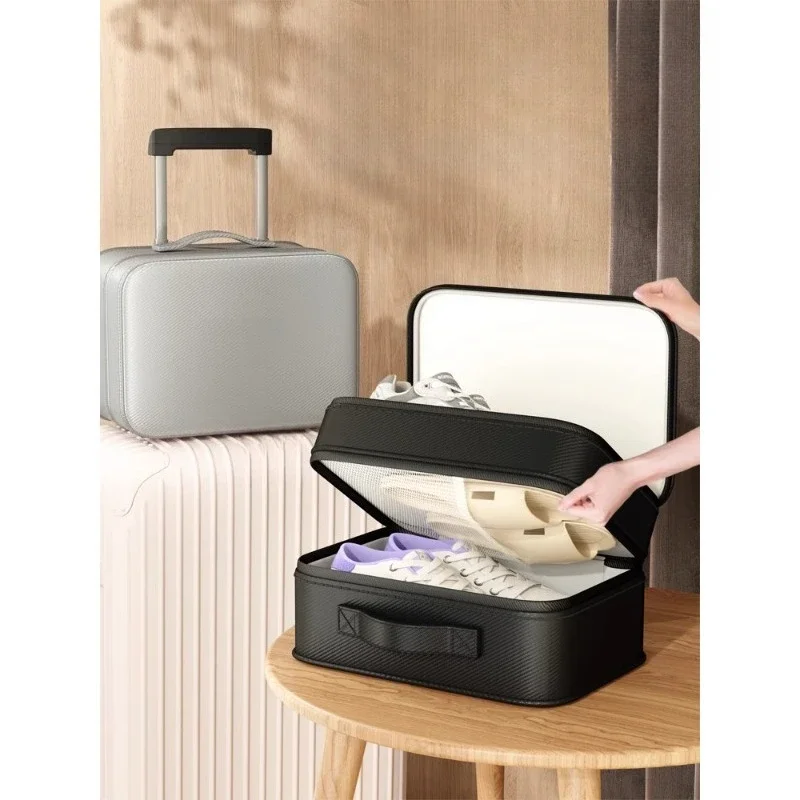 shoe storage bag, shoe storage bag, dustproof and waterproof portable suitcase, shoe box.