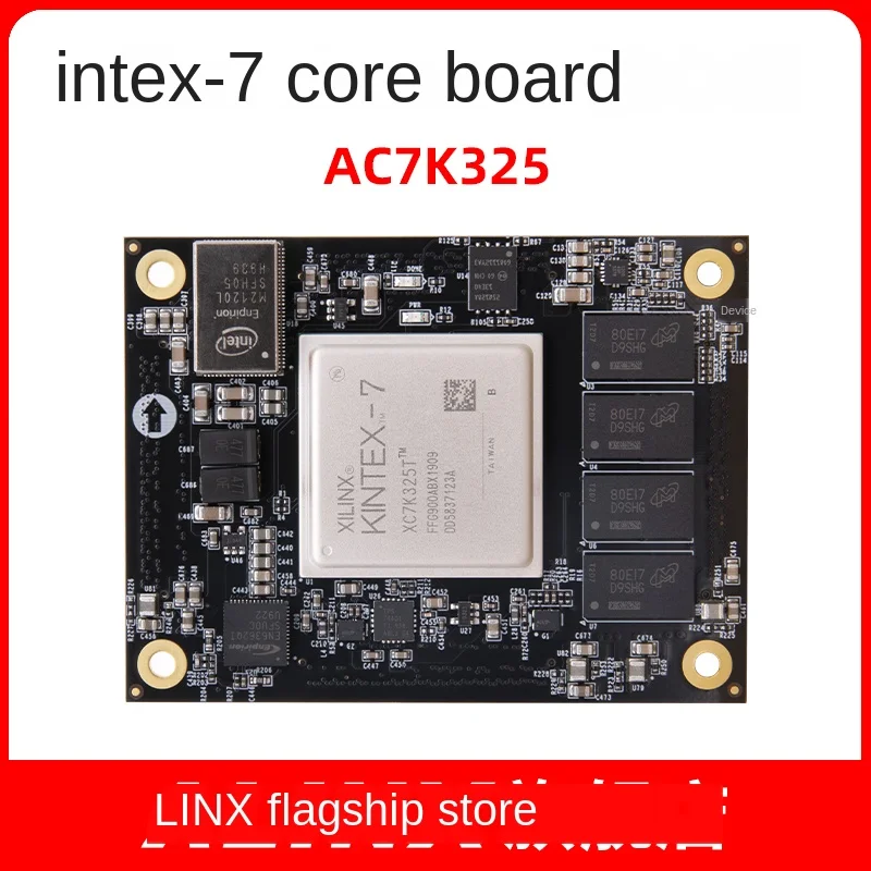 Alinex Xilinx FPGA plaque de base Kintex-7 K7 XC7K325 7325 noir et doré industriel AC7K325
