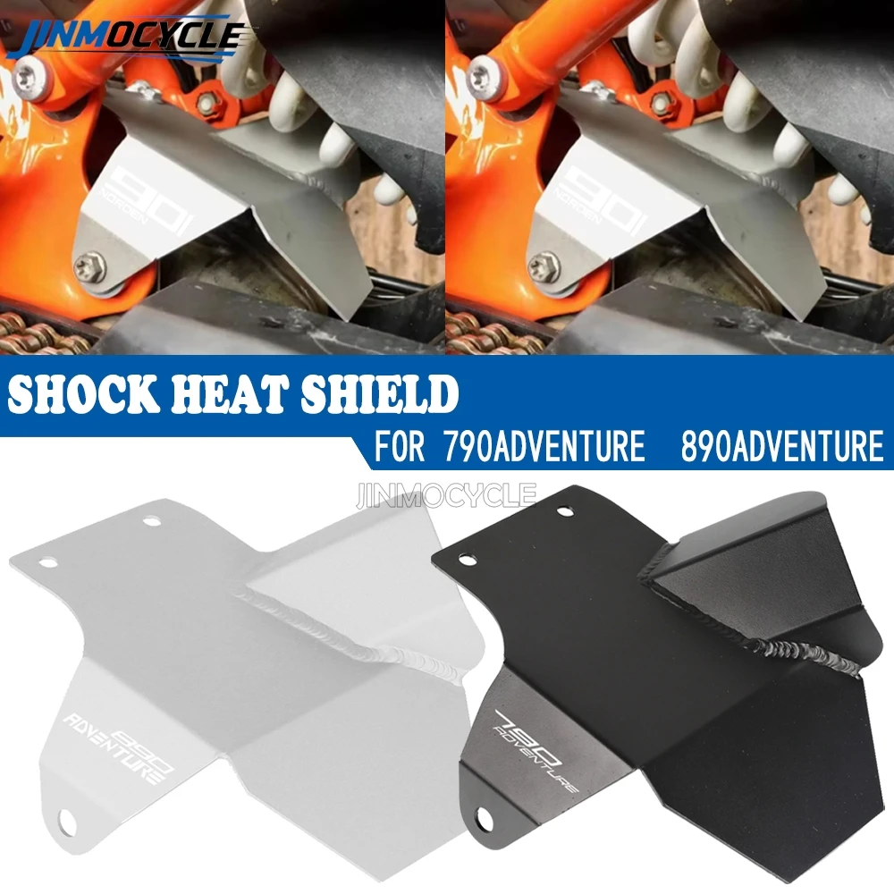 

Motorcycle Accessories For 890 ADVENTURE R 790Adventure R/S 2019 - 2026 790 890 ADV Shock Heat Shield Exhaust Pipe Protection