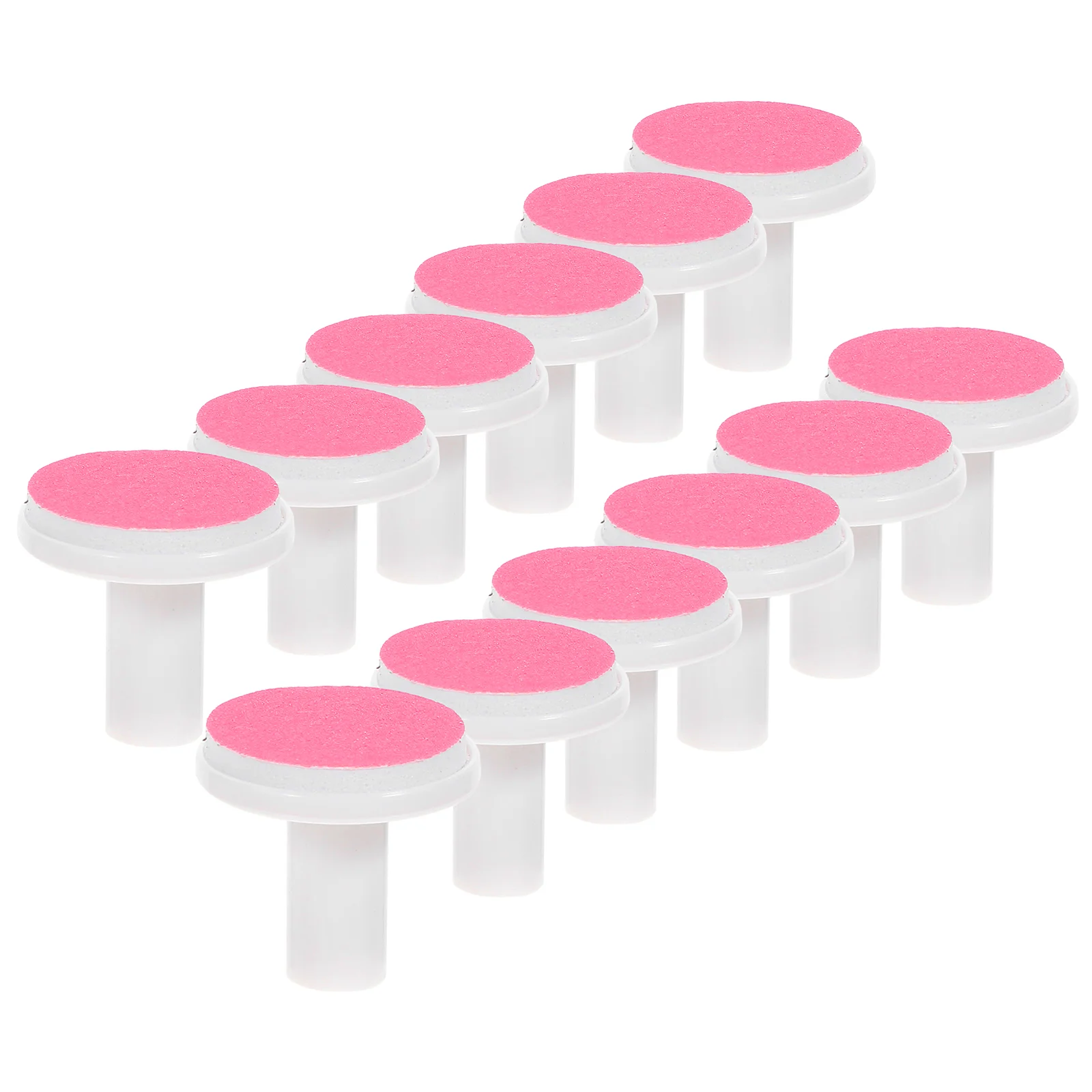 

12 Pcs Nail Polish Spare Grinding Head Accessories for Electric Baby Polisher Toddler Ingrown Toenail Plastic Infant File Pads