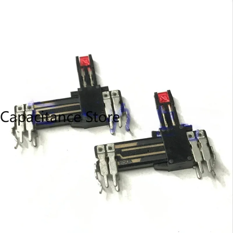 5PCS 35mm straight slide  potentiometer, audio radio recorder,  pusher B50K/B100K with light