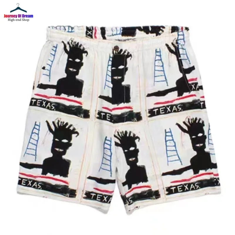 WACKO MARIA Summer High Street Mens Womens Hawaii Japanese Tide Vintage Loose Fashion Graffiti Shorts
