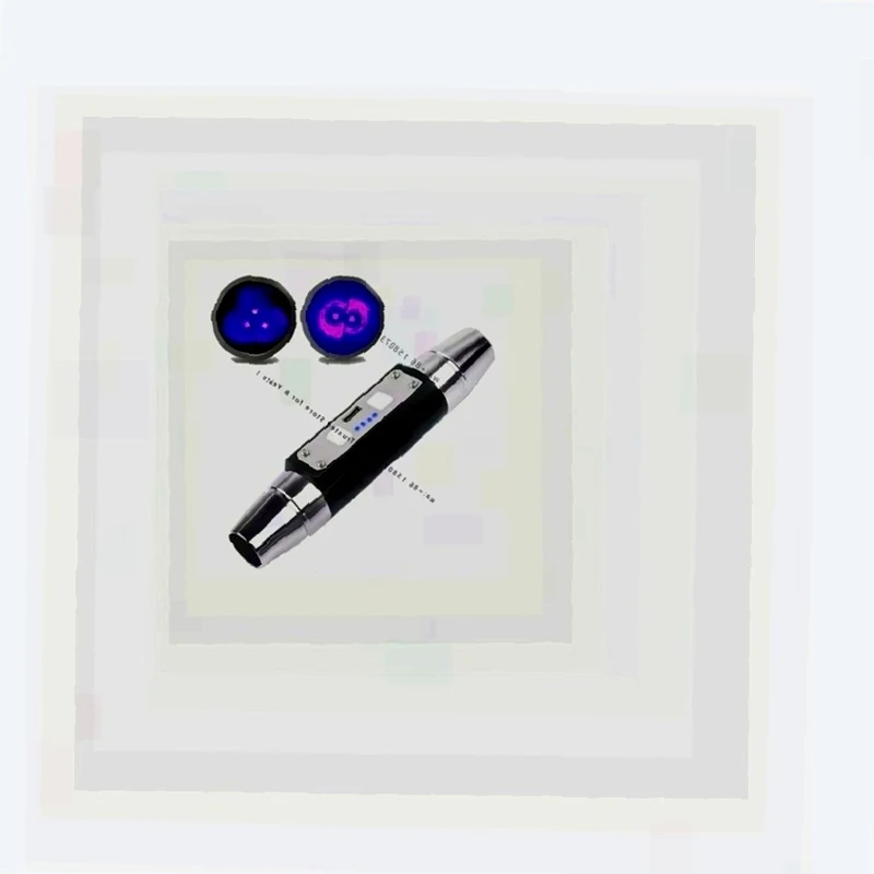 Longwave & Shortwave UV Flashlight Lamps 254nm 365nm 395nm  Phosphor Detector UVA UVC Blacklight LED Flashlight
