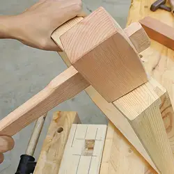 Wood Beech Hammer Pounder Replacement Wood Mallets Mallet Crab Lobster Seafood Beat Tools Kids Toys Wood Craft for Gift