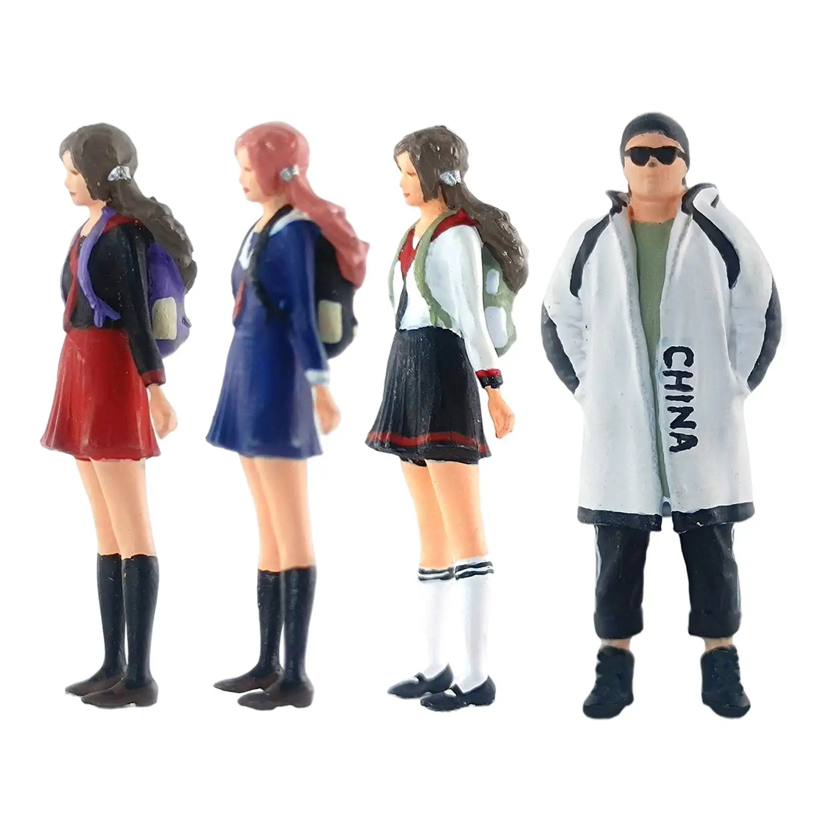

1:64 Scale Miniature Tiny Figure People Building Scenery for Children Toy