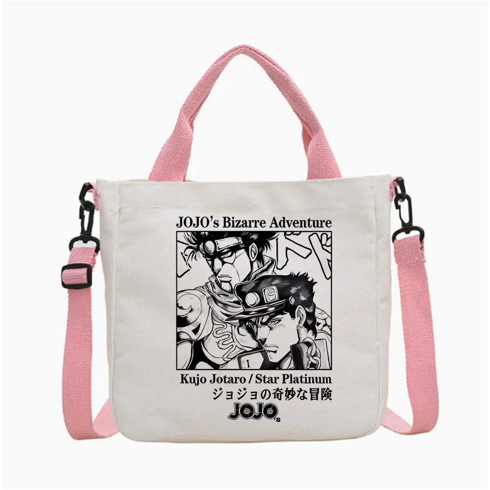Jojo Bizarre Adventure tote bag shopper sac cabas y2k torba na zakupy woman