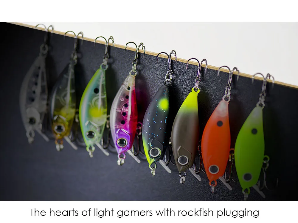 COUNTBASS Langsam sinkender Minnow 43 mm 1-3/4" 4,8 g 3/16 oz. Wobbler HardBait Plug Angelköder La Peche Au Leurre – Detail 6