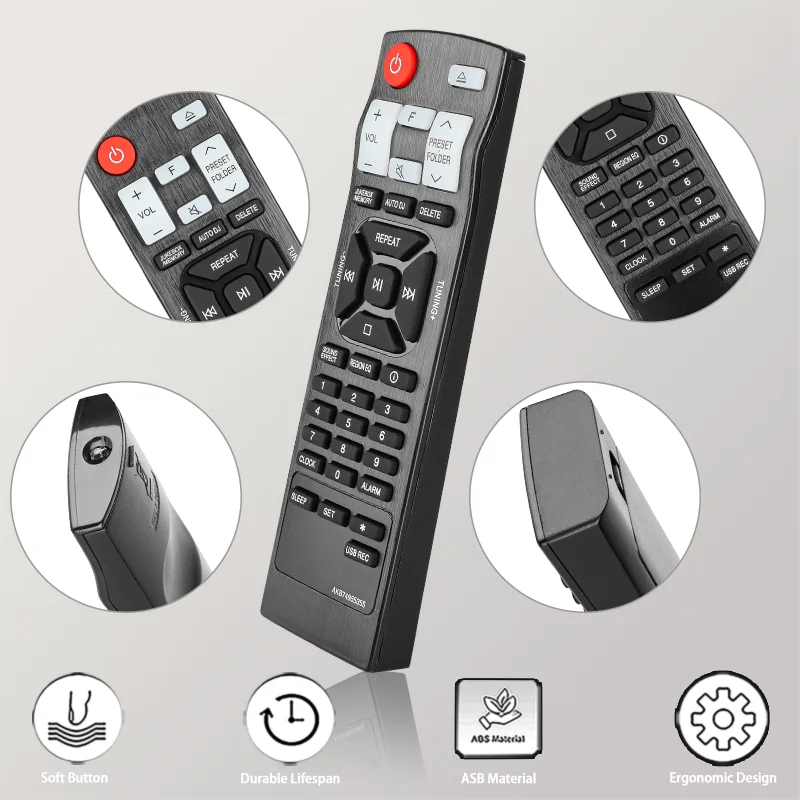 

AKB74955355 For LG Remote Control, For LG Mini Hi-Fi CM4590 CJS45F CJS45W CJ87 CJS88 Home Audio System