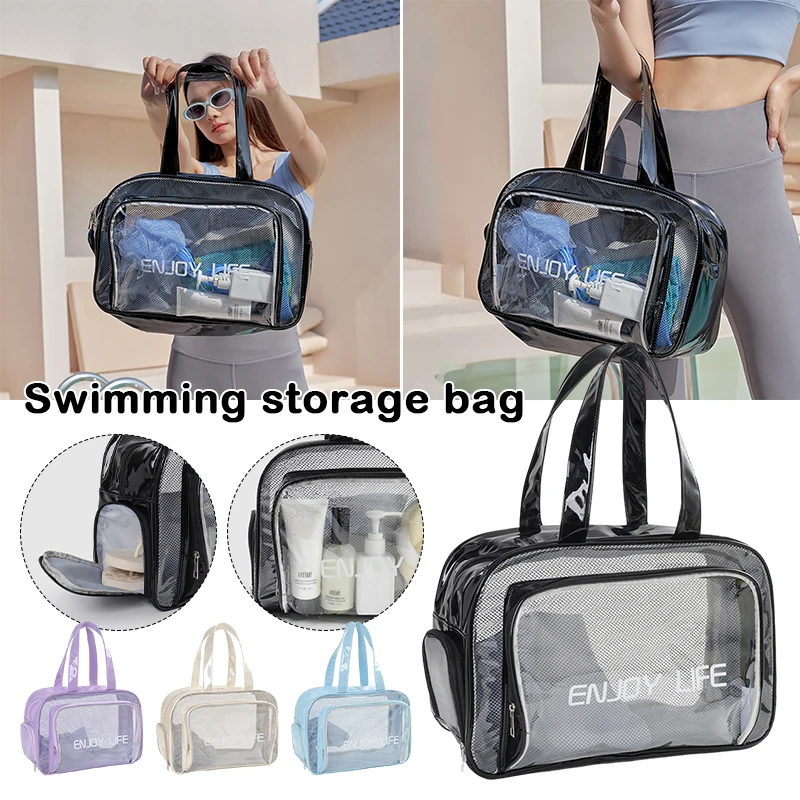 

Women's Swimming Bag Large Capacity Wet Dry Separation Sports Beach Fitness Bag Outdoor Cosmetic Bag Travel Tote Bag