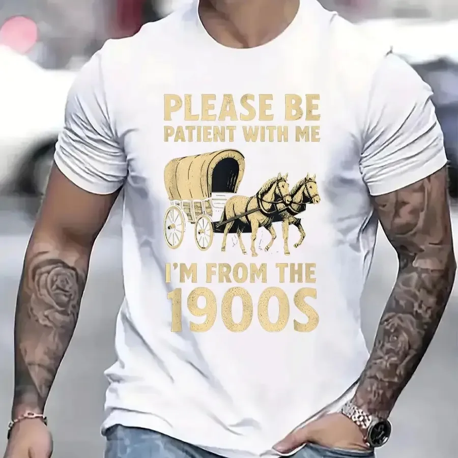 Men Casual Short Sleeve Tee 1 Pcs 100% Heavy Cotton - Comfortable Crew Neck, Soft Adorable Tees Tops