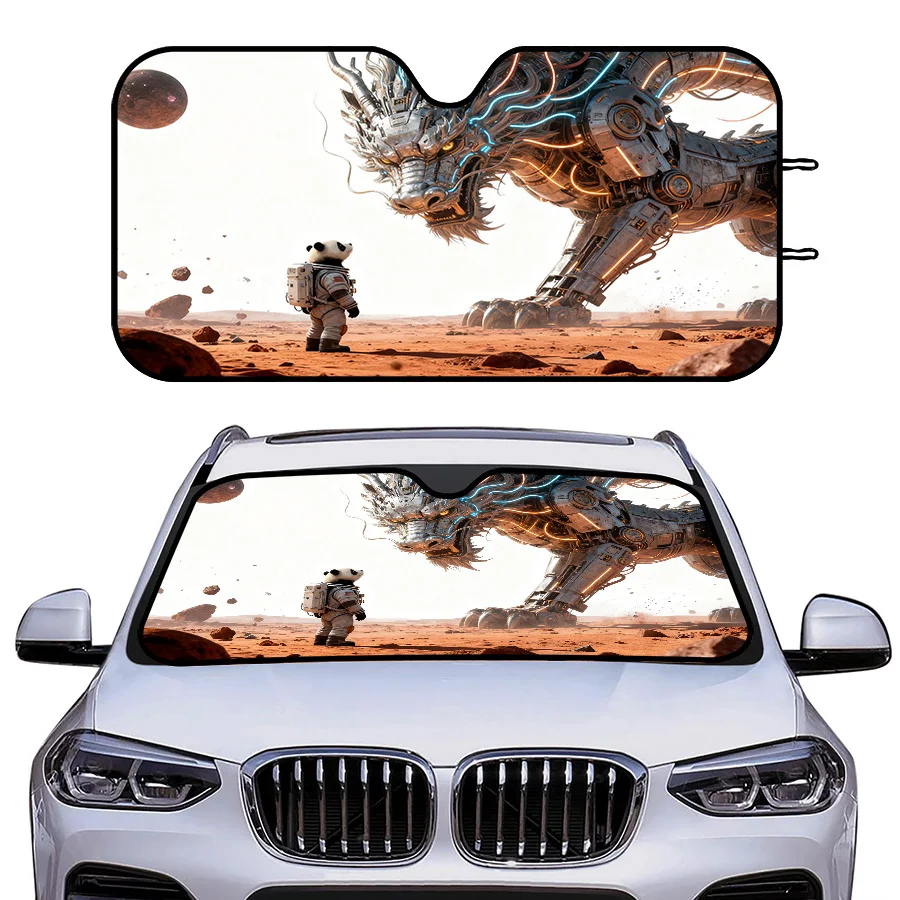 Multi-Functional Foldable Car Window Sunshade 3 Sizes, UV Protection, Easy Install For Windshield, Blocks Sun Glare, Fits Most V