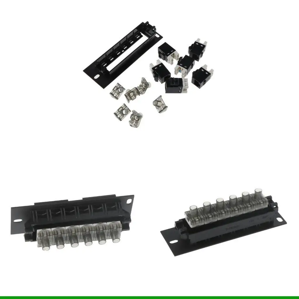 

U55C 6-портовая панель неочищенная панель для кабелей RJ45 Ethernet