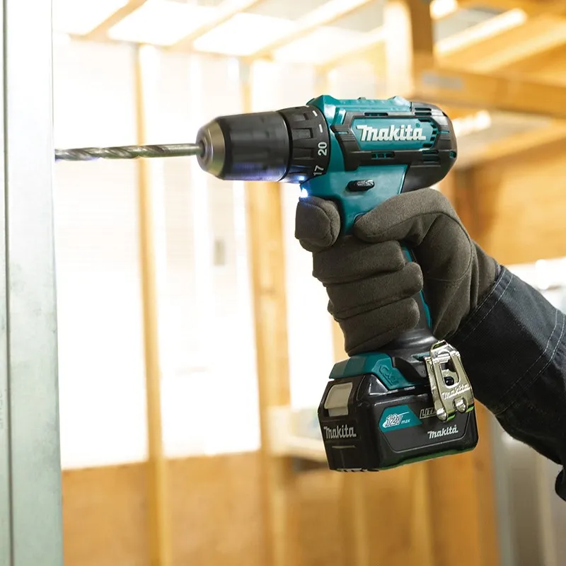Imagem -03 - Makita Df333d Original Furadeira de Chave de Fenda Elétrica 12v Casa Faça Você Mesmo sem Fio Motorista Broca Bateria Lítio Máquina Perfuração Impacto