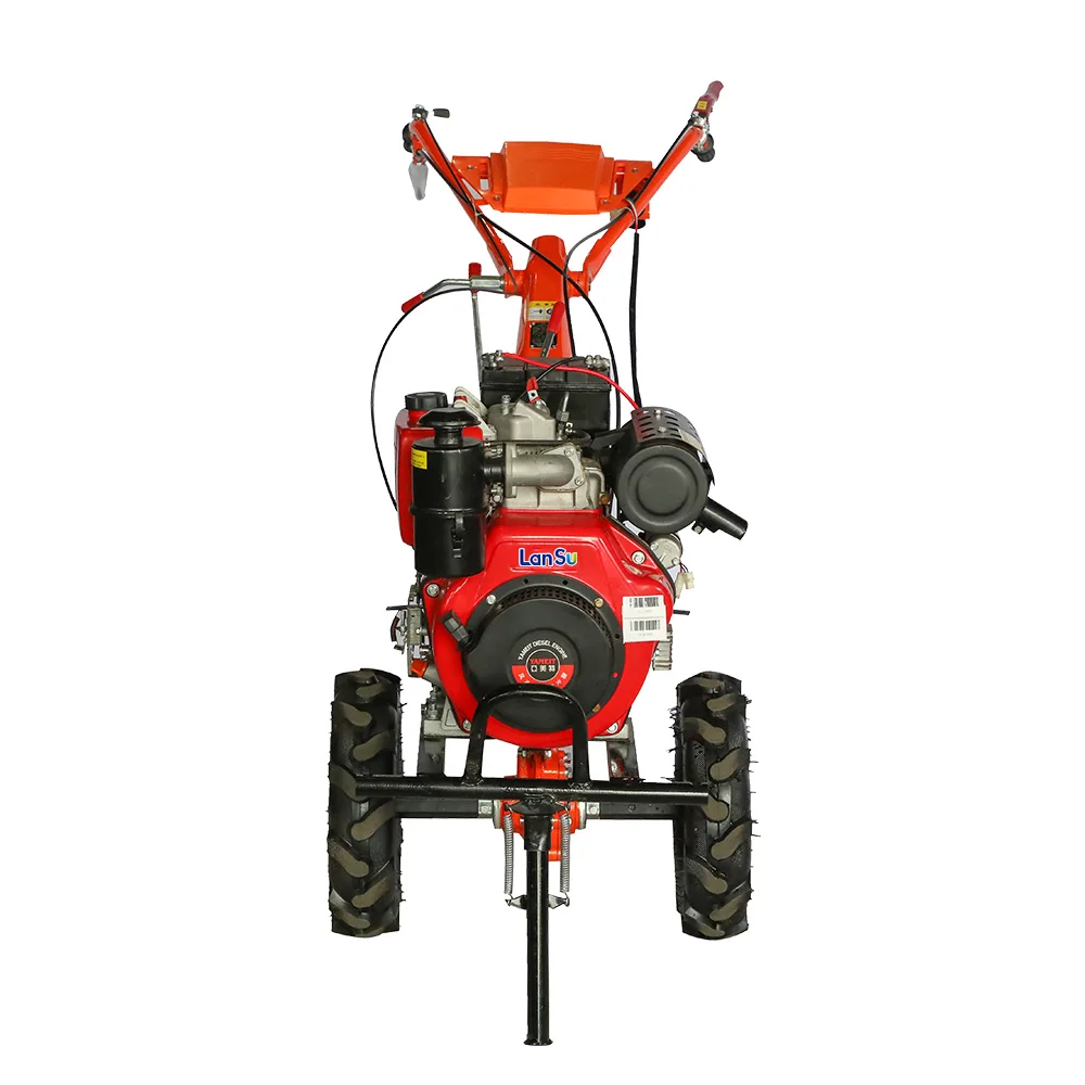 lansu power weeder with rototary tiller popular in water land