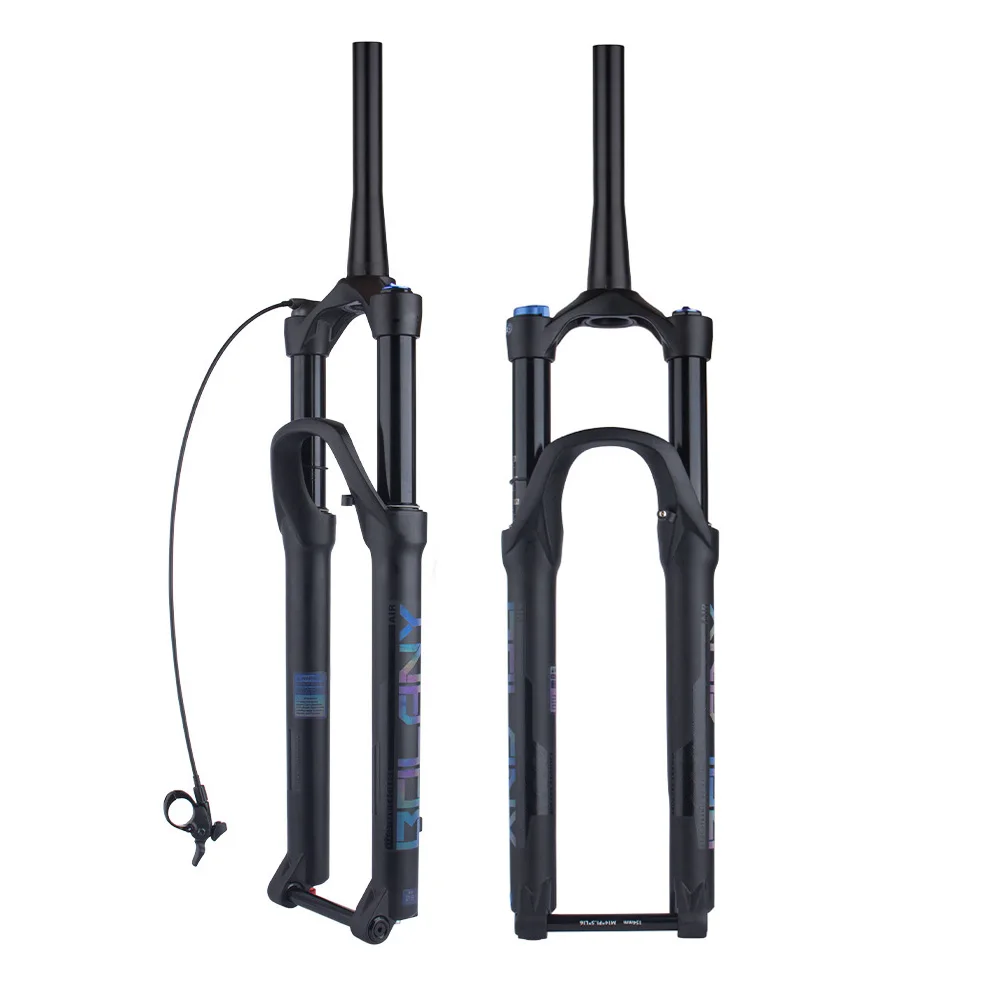 

Mtb велосипедная воздушная вилка, подвеска для горного велосипеда, ход 120 мм, 140 мм, сквозная ось 15x100 мм, повышение 110x15 мм, конус рулевого управления, дистанционная блокировка