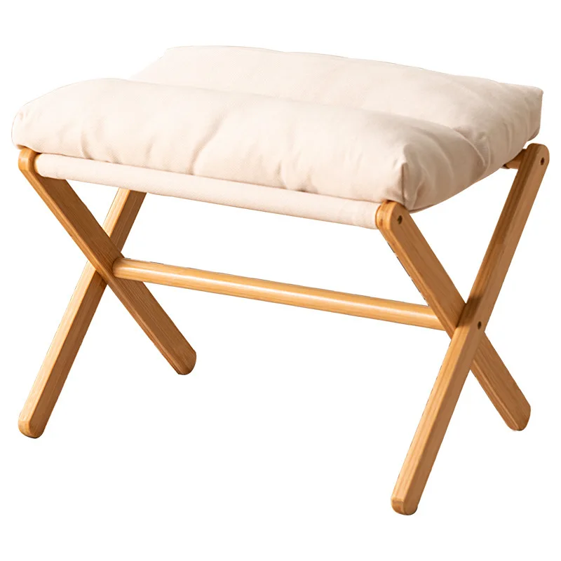 Fußstütze Hocker Fußhocker Kleine Fußstützen Fußhocker Beinstütze Hochgepolsterter Hocker Sitz für Schlafzimmer Wohnzimmer
