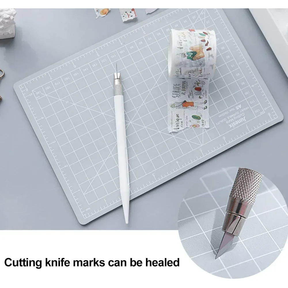 1pc A5 Self Healing Cutting Mat Rotary Cutter for Craft Fabric Quilting Sewing Scrapbooking Project