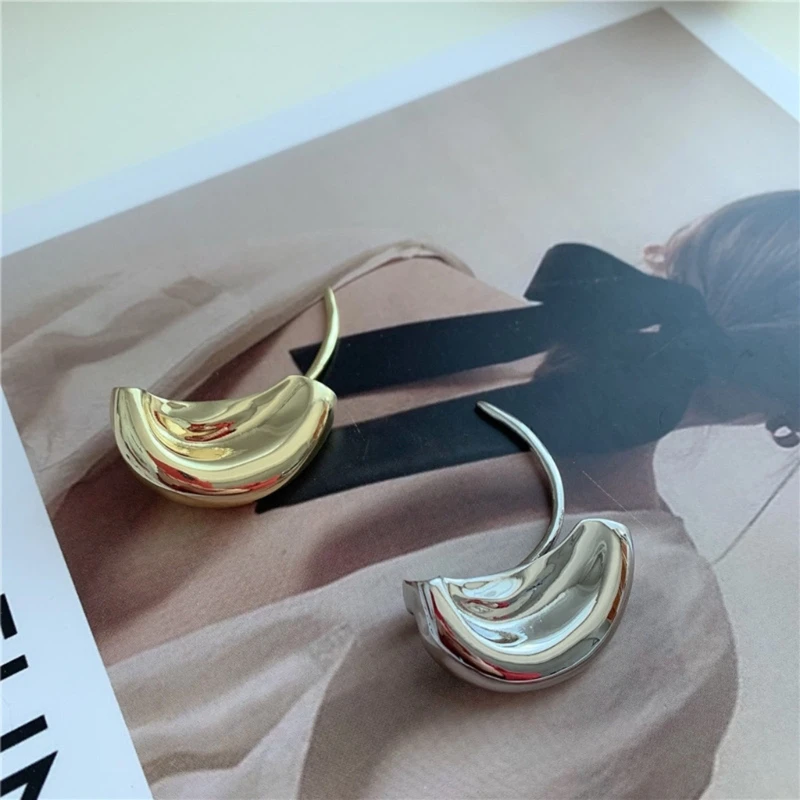 Semicircular Cuff Earrings Clip on Earring Wrap Ear Cuffs Ear Clip Cuff Earring