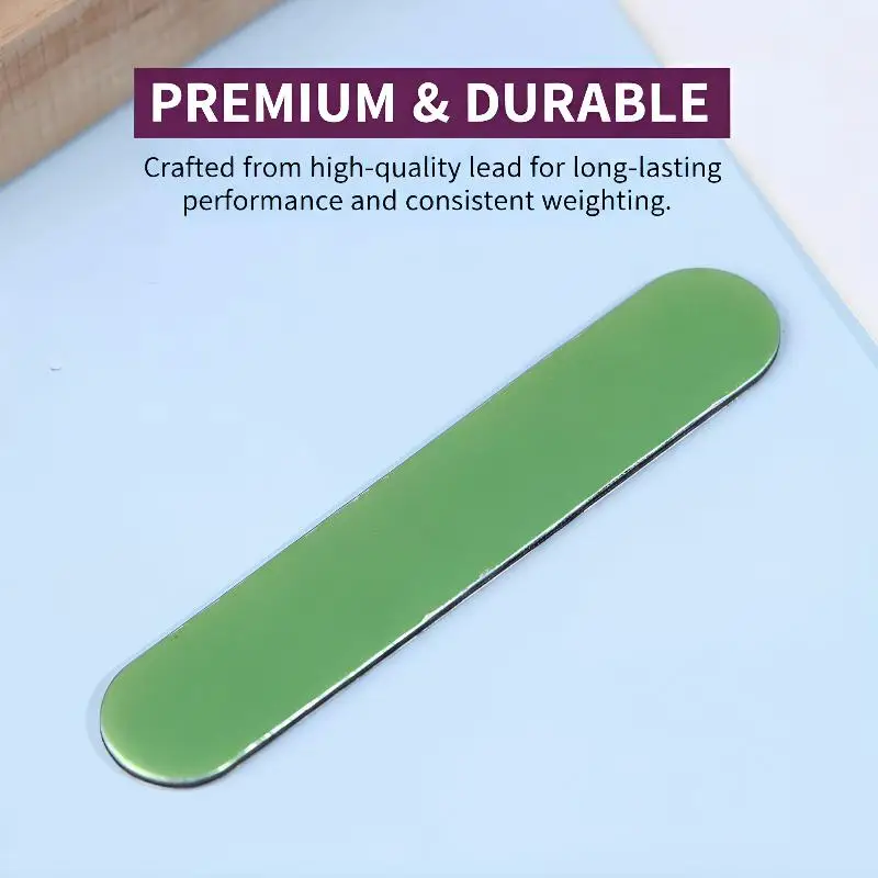 Weighted Lead Tape Strips 10Pcs for Golf Clubs Adhesive Add Weight Improve Swing Stability Practice Training Tool