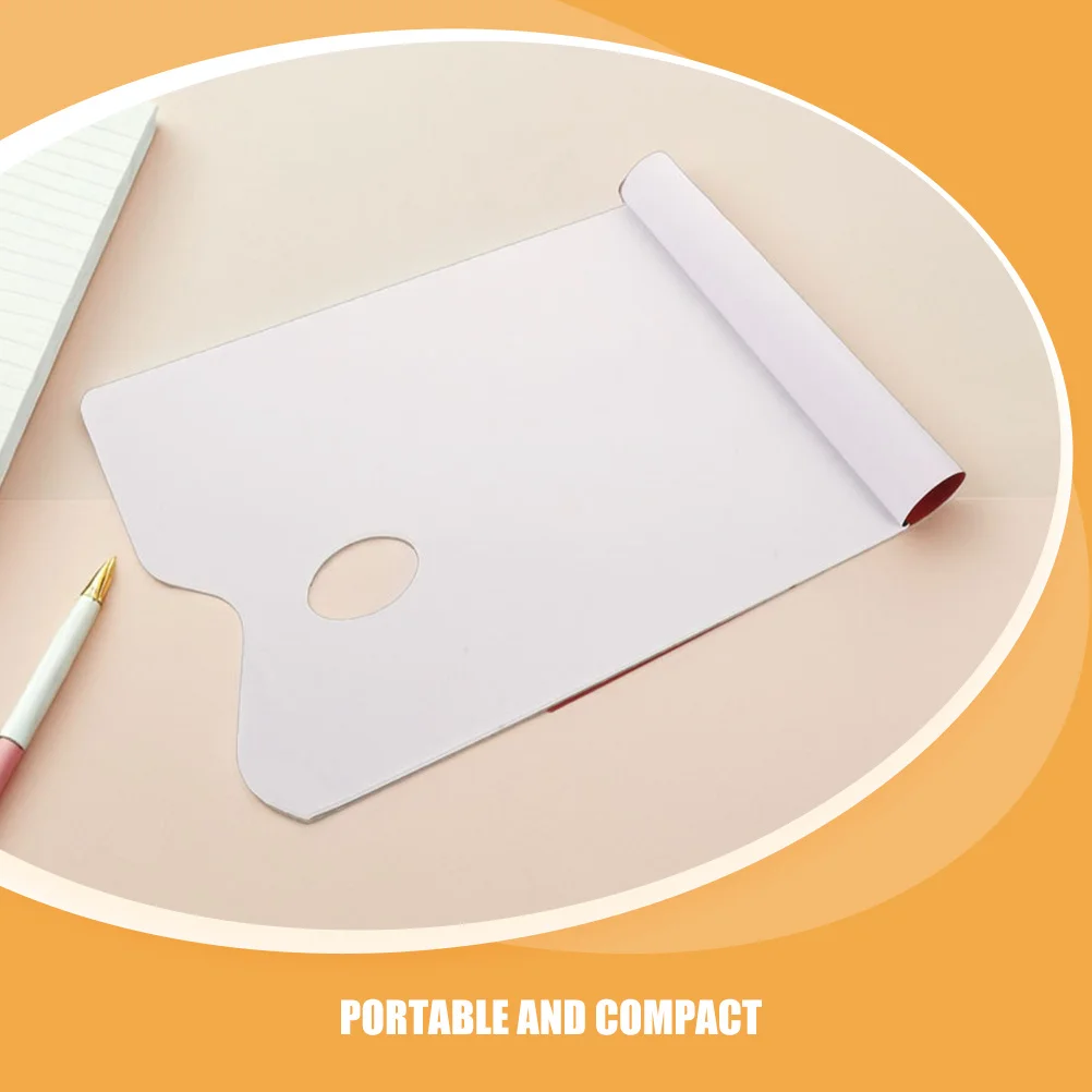 แผ่นกระดาษสีแบบฉีกได้ 2 ชิ้น สำหรับผสมสีอะคริลิก สีน้ำมัน สี gouache ใช้สำหรับวาดภาพนอกสถานที่ นักเรียน ศิลปิน