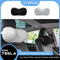 For Tesla Model 3 Y 2024 Neck Pillow Headrest Pillow Automobile Seat Neck Rest Auto Seat Head Support Pillow Model Y Accessories