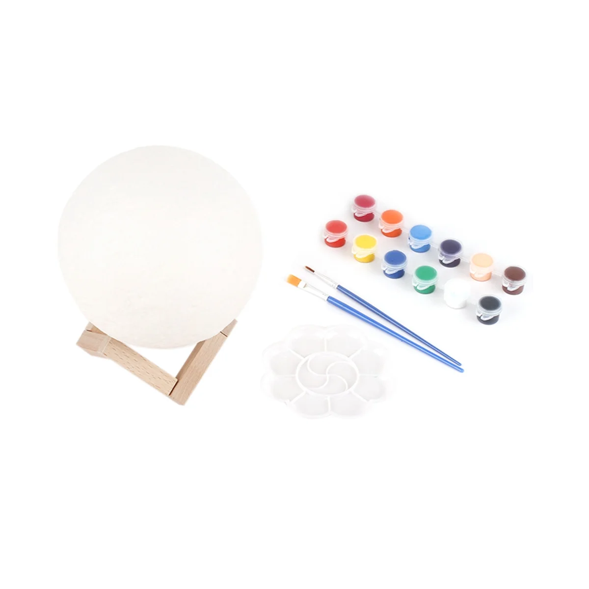 Paint Your Own Moon Lamp Kit Cool Gifts DIY 3D Space Moon Night Light Crafts Kit Arts and Crafts for Child