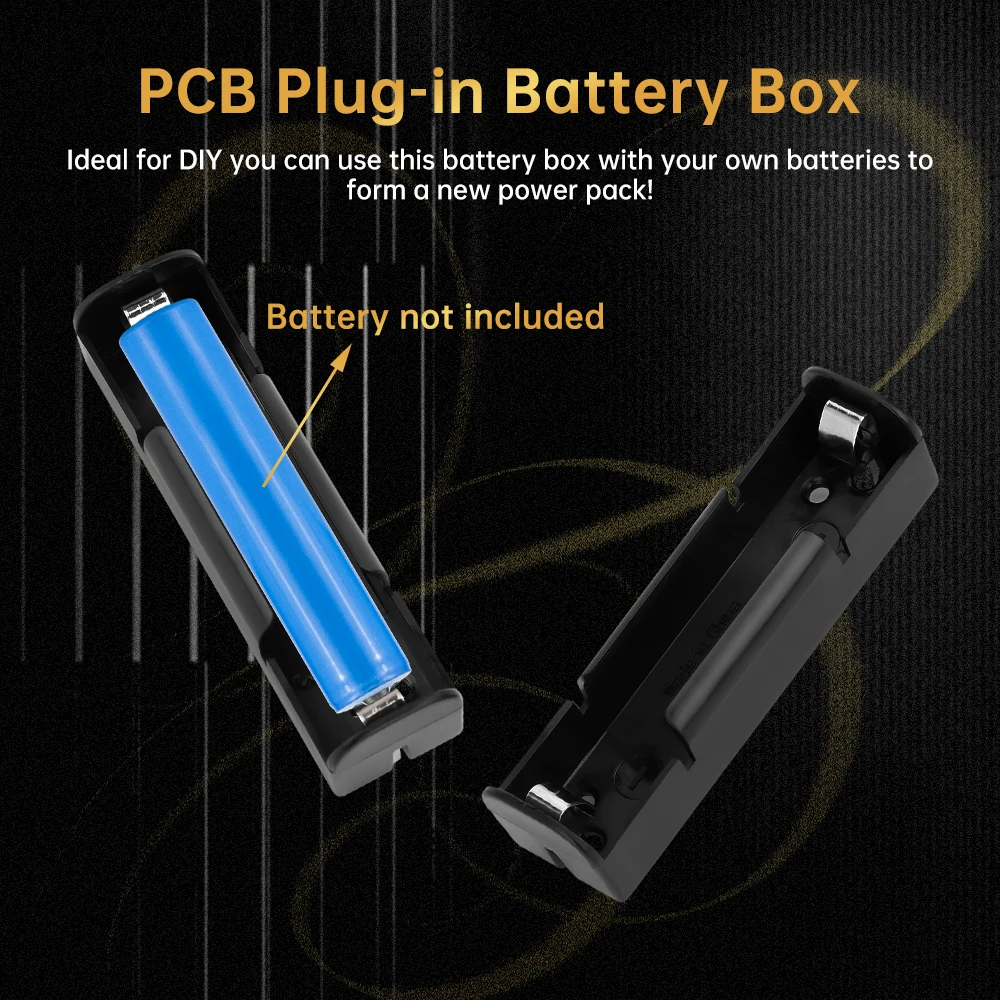 18650 Battery Holder SMD Battery Holder Battery Box DIY Accessory Box Power Bank Case DIY Kit Battery Container