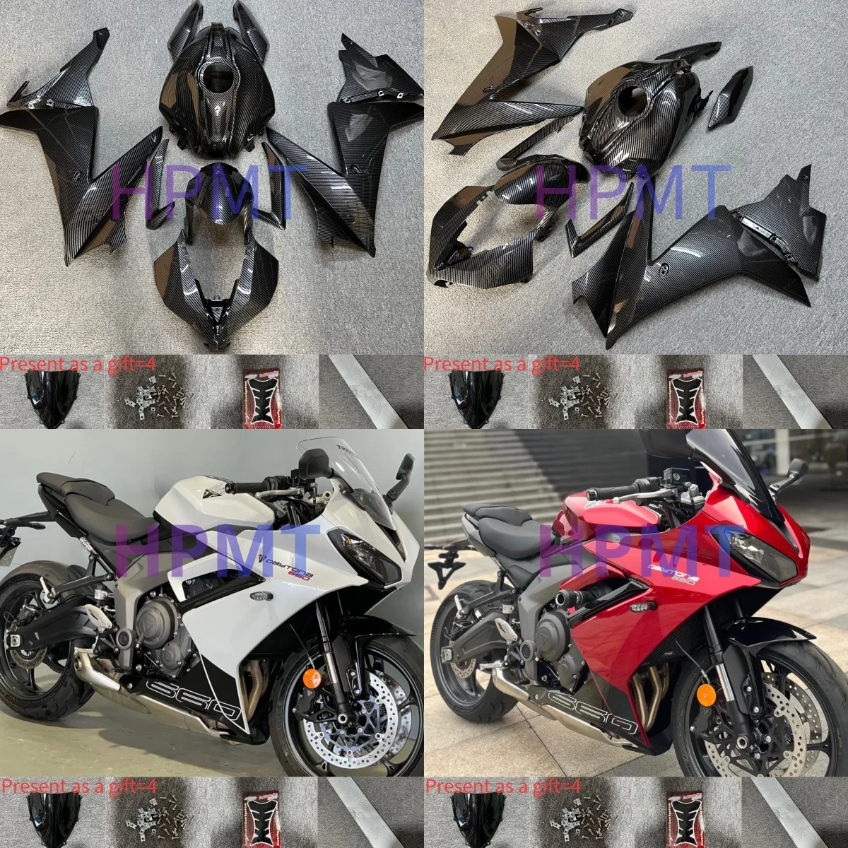 

New ABS Motorcycle Fairings Kit for Triumph Daytona 660 2024-2025 Daytona 660 2024 2025 Bodywork fairing Kit