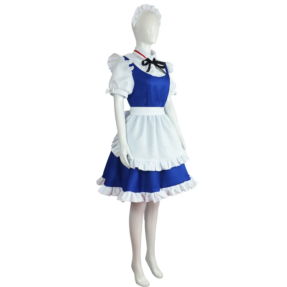 Touhou Project Izayoi Sakuya Jeu Cosplay Costume, Perruque, Lanco Makyou fur s, Halloween Lolita Maid Outfit, Py Play Uniform