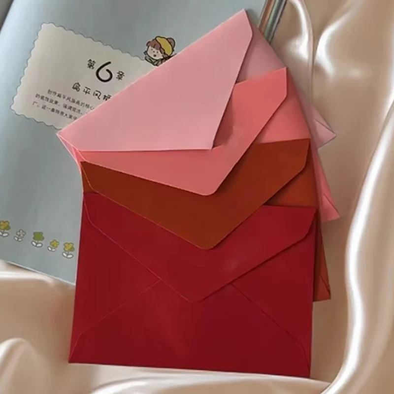 20pcs/lot Gradient Colorful Envelope Set - Retro Western Specialty Paper for Love Letters Invitations Business Greeting Cards