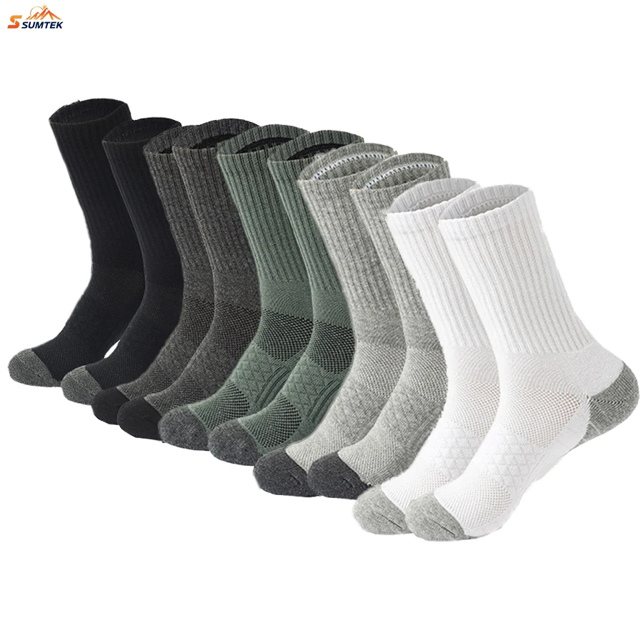 

5 Pair Men's Ankle Socks with Cushion Athletic Running Socks,Performance Cushioned Breathable with Support Crew Socks
