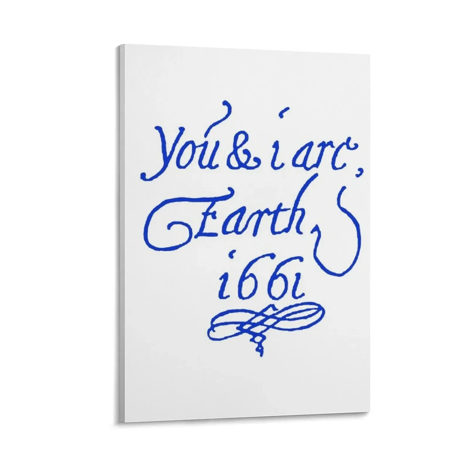 

You & I Are Earth 1661 Canvas Painting living room decoration Decoration wall anime poster