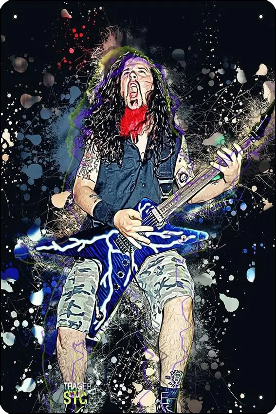 D-im-eb-ag D-ar-re-ll Rock Art Metal Tin Sign 8